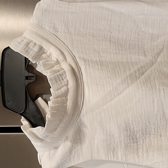 Pomander Place White Gauze Morgan Dress in White - Picture 10 of 13